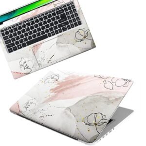 DSGN 104 Full Body Laptop Skin Bubble-Free| Laminated| Removable| HD Quality Sticker for Laptops Upto 15.6 Inches Compatible with Hp/Dell/Acer/Lenovo/Asus etc.