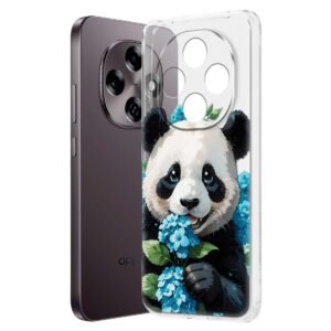 Fashionury Designer Soft Back Cover Case Compatible for Oppo F31 Pro 5G, Printed,Transparent,Flexible, Silicon for Oppo F31 Pro 5G -D3223