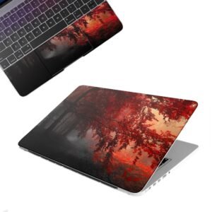 Scenery D4 Top+Wrist Pad Vinyl Laptop Skin/Sticker/Cover Upto 15.6 Inches Laptops Laminated-Removable-HD Quality Compatible for Hp-Dell-Sony-Lenovo-Asus etc.(15x10 Inches)