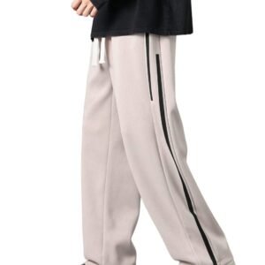 GRECIILOOKS Korean Style Track Pants for Men – Loose Fit Lycra Cargo Joggers | Trendy Gym & Streetwear Bottoms with Utility Pockets (Available in Plus Size and Combo Pack of 2)