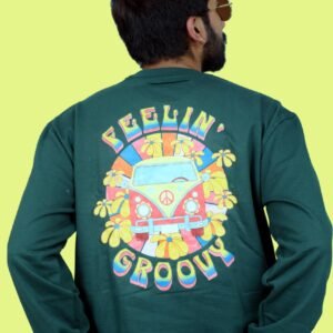 DhaagabyBhattar All-Season Comfort: Full Sleeve Oversized Tshirt, Round Neck Size XL Multicolour