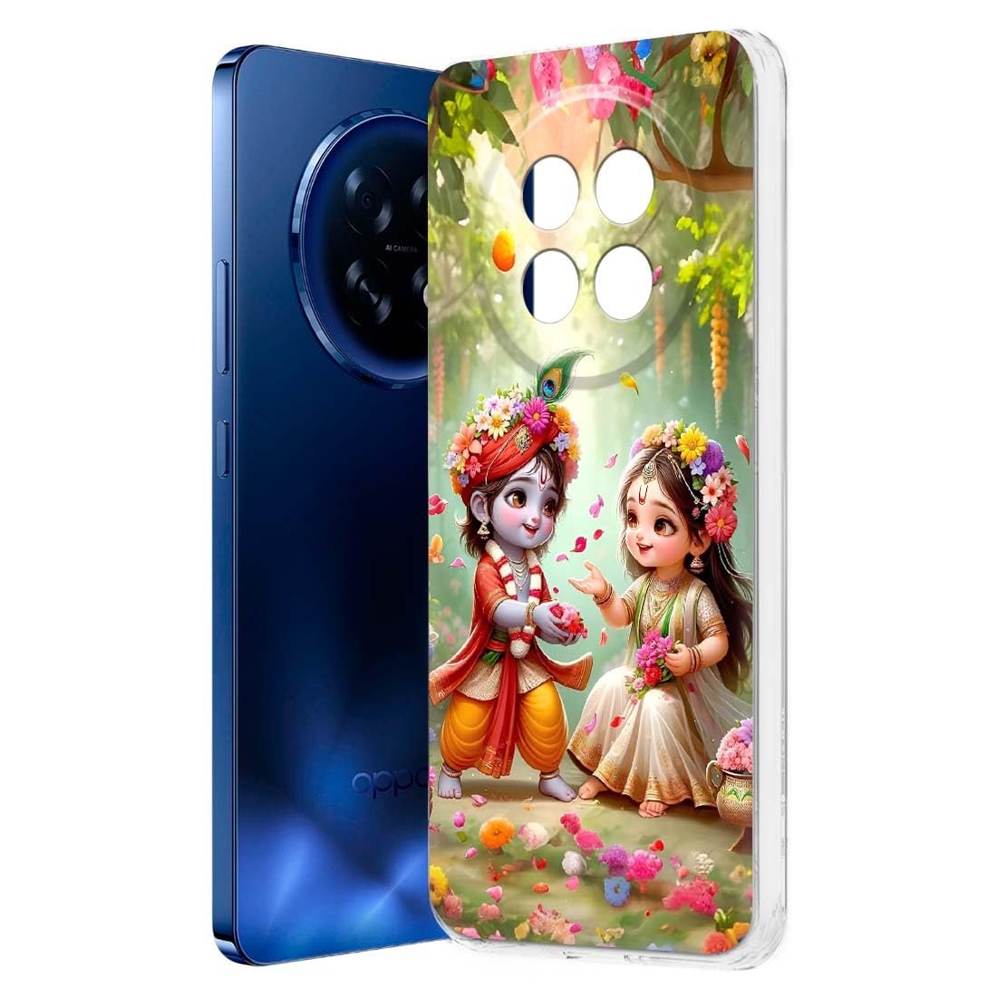 Soft Silicone Designer Printed Full Protection Printed Back Case Cover for Oppo F31 Pro Plus 5G -D3169