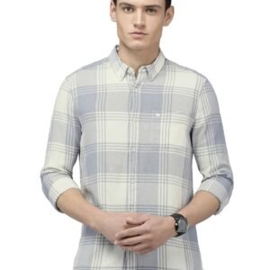Men’s Grey Glen Check Casual Shirt