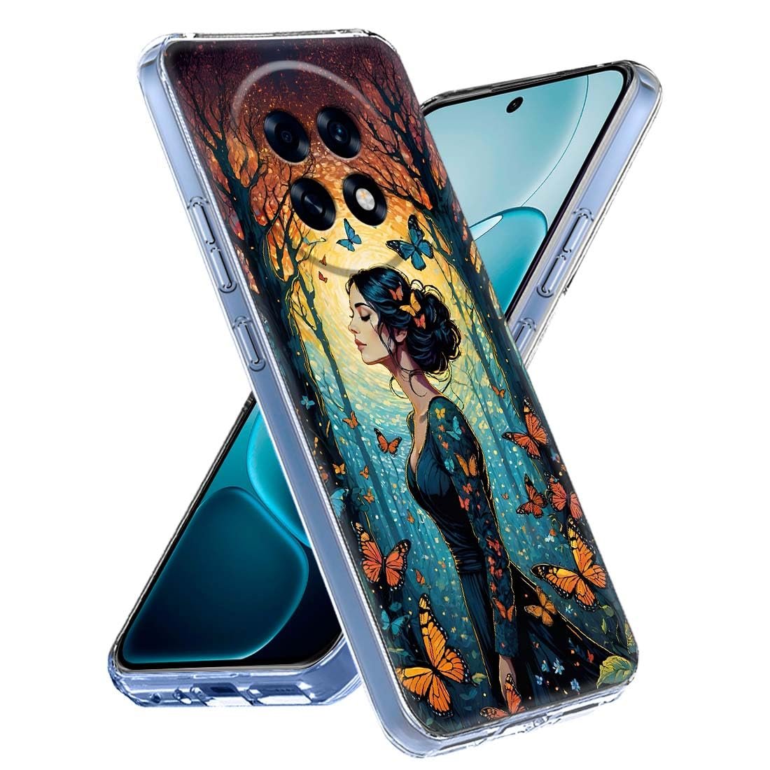 Designer Soft Back Cover Case Compatible for Oppo F31 Pro Plus 5G, Printed,Transparent,Flexible, Silicon for Oppo F31 Pro Plus 5G -D1241 - Image 2