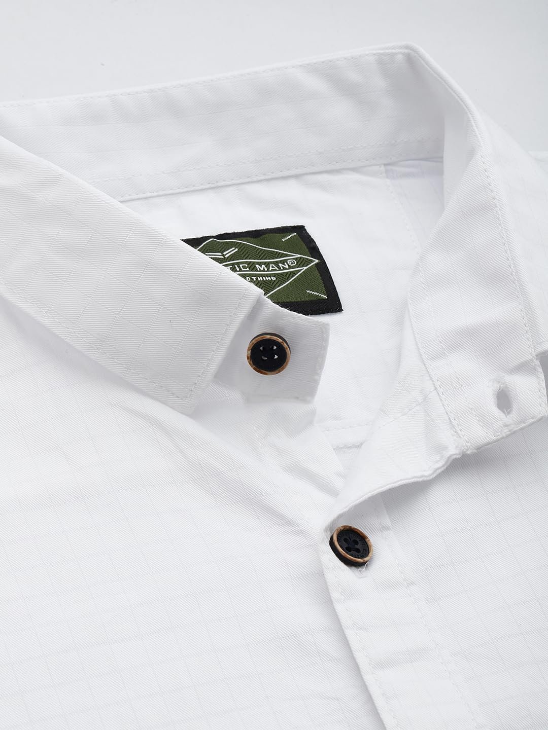 Majestic Man Comfort Slim Fit Solid Pure Cotton Casual Shirt - Image 6