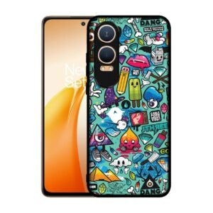 Crazy Design Premium 2D Printed Metal Back Case Cover for OnePlus Nord CE4 Lite 5G