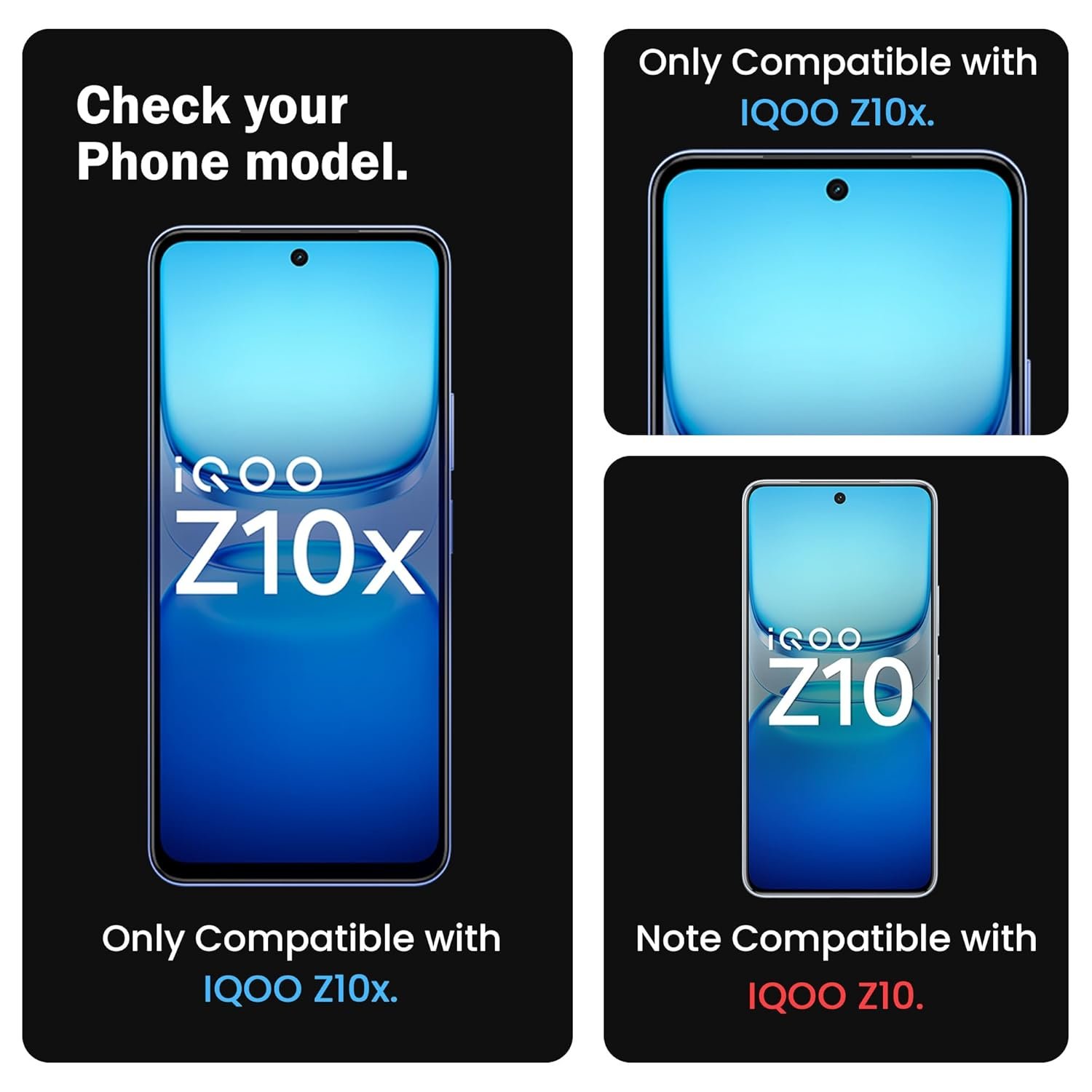 FIRST MART Military Grade Gorilla Tempered Glass For IQOO Z10X and Vivo T4X (6.72 Inch) With Easy Installation Kit for Smartphone| Edge-To-Edge Protector Coverage | Black, Pack of 2 - Image 5