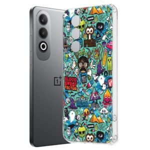 Fashionury Back Cover for OnePlus Nord CE 4 5G Designer| Printed | Transparent| Flexible| Silicon Cover for OnePlus Nord CE4 5G -D1008