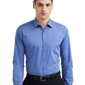 Van Heusen Solid Formal Shirt for Men| Premium Cotton| Full Sleeves| Slim Fit |Breathable Fabric
