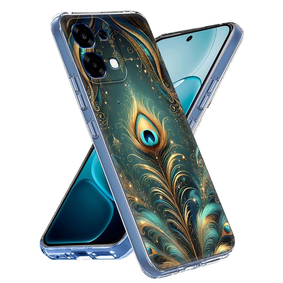 Designer Printed Soft Silicone Back Case Cover for Oppo F31 5G, Back Cover for Oppo F31 5G -D3227 - Image 2