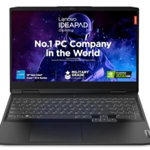 Lenovo IdeaPad Gaming 3 12th Gen Intel Core i5 12450H 15.6" (39.62cm) FHD IPS 120Hz Gaming Laptop (16GB/512GB SSD/Win11/Office 21/NVIDIA RTX 3050 4GB/Alexa/3 Mon Game Pass/Onyx Grey/2.3Kg), 82S9017TIN