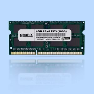 GEONIX 4GB DDR3L 1600 Mhz| Laptop RAM for Standard & Gaming PC | 2Rx8 | 204 Pin | (5 Years Warranty)