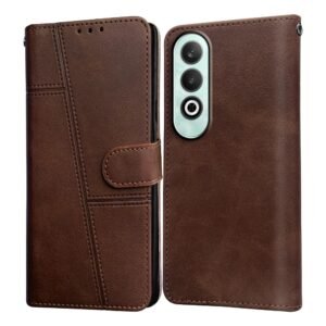 Flip Cover Back Case for OnePlus Nord CE4 5G | Premium Leather Finish | Inbuilt Pockets & Stand | Flip Cover Back Case for OnePlus Nord CE4 5G (Coffee)