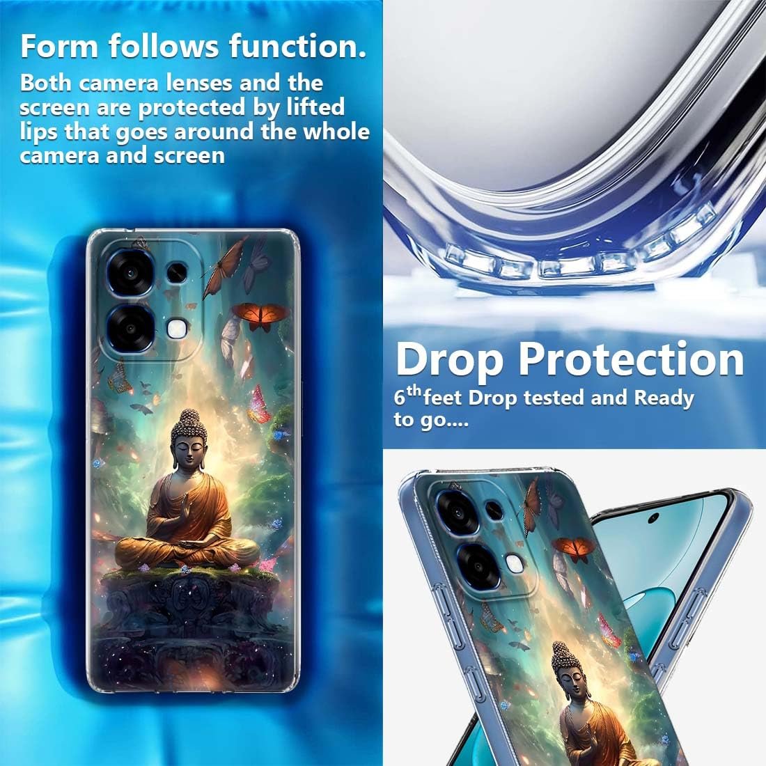 Designer Case for Oppo F31 5G, Back Cover for Oppo F31 5G Printed Back Cover -D2174 - Image 3