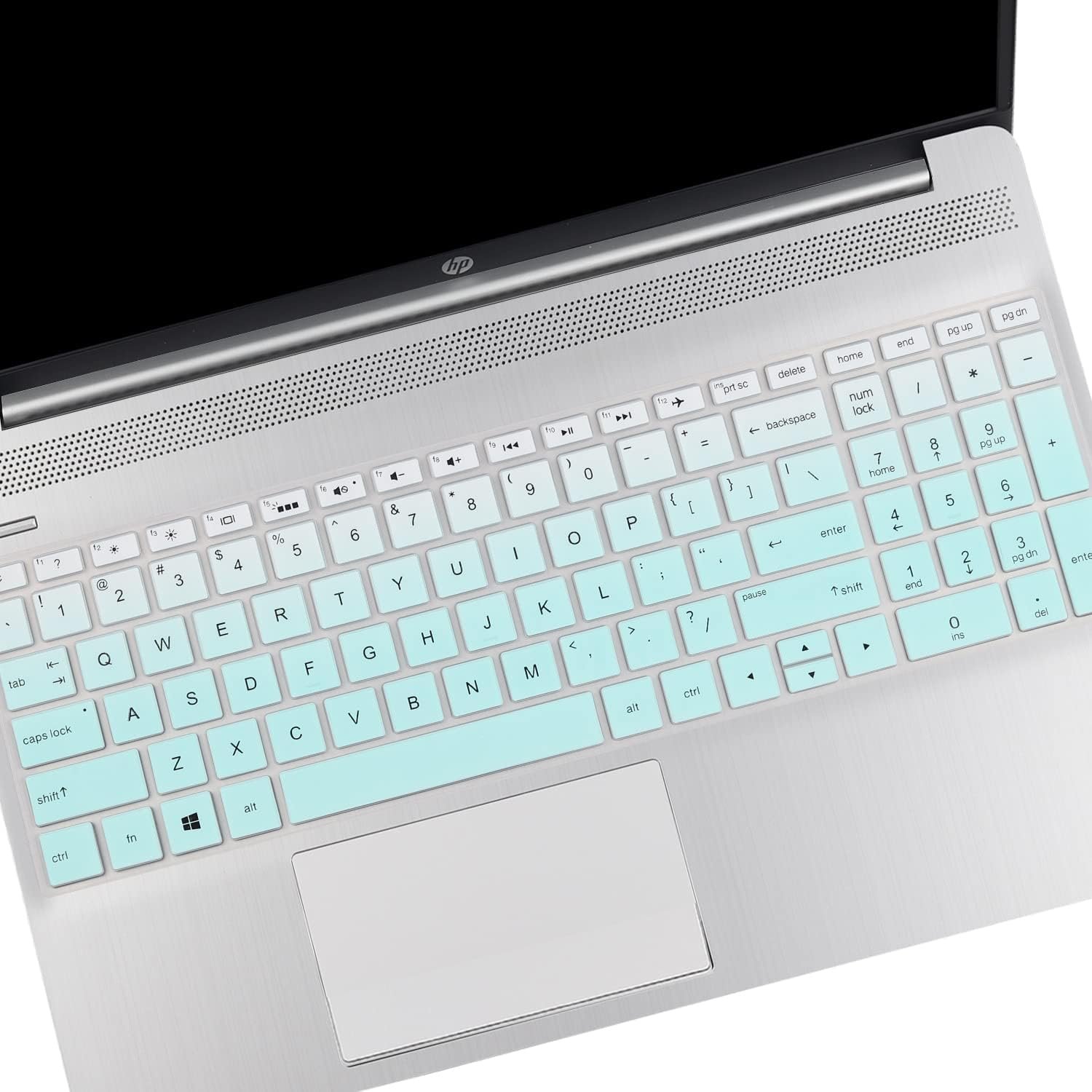 Keyboard Protector Silicone Skin Cover for HP 15 Thin & Light 15.6-inches FHD Laptop Laptop (15s-gr0010au) - GR Mint - Image 2