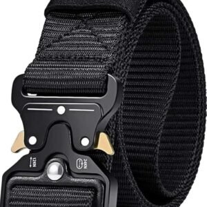 Synthetic Tactical Quick Release Automatic/Push Buckle Nylon Fabric Belt For Men