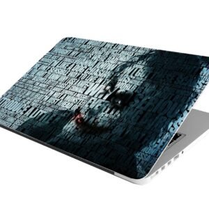 Full Laptop Skin Bubble-Free HD Quality Sticker for Laptops Upto 15.6" Compatible with Apple/Dell/HP/Lenovo/Acer/Asus/Sony (Dustproof|Waterproof|Scratchproof|Reusable)-Joker TXT FL ANM3