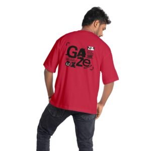 Dancing with The Devil Streetwear 2025 Pure Cotton Round Neck Oversized Tshirt Drop Shoulder Back Printed|Mens XS