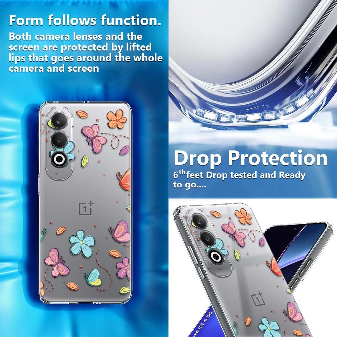 Fashionury Soft Silicone OnePlus Nord CE4 5G Designer Printed Full Protection Printed Back Case Cover for OnePlus Nord CE 4 5G -D0347 - Image 2