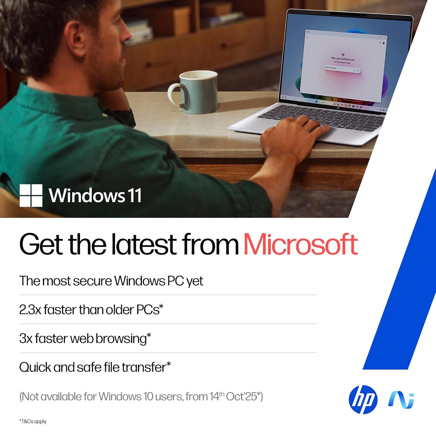 HP OmniBook 5 OLED (Previously Pavilion), Snapdragon X Processor (16GB LPDDR5x, 512GB SSD) 2K, 14''/35.6cm, Win11, M365 Basic(1yr)* Office24, Silver, 1.35kg, he0014QU, Light-Weight, Next-Gen AI Laptop - Image 19