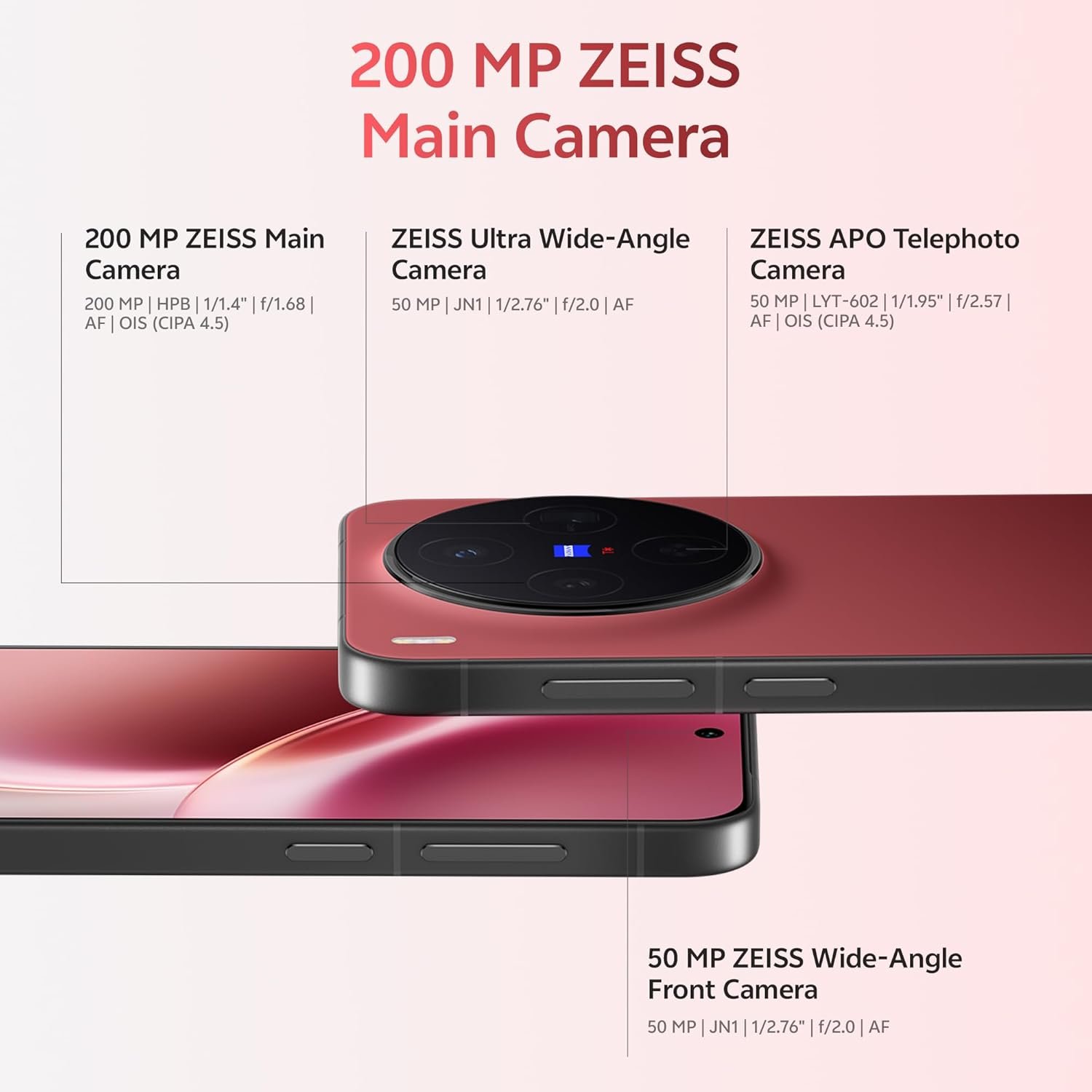 vivo X300 5G (Summit Red, 12GB RAM, 256GB Storage) with No Cost EMI/Additional Exchange Offers - Image 6