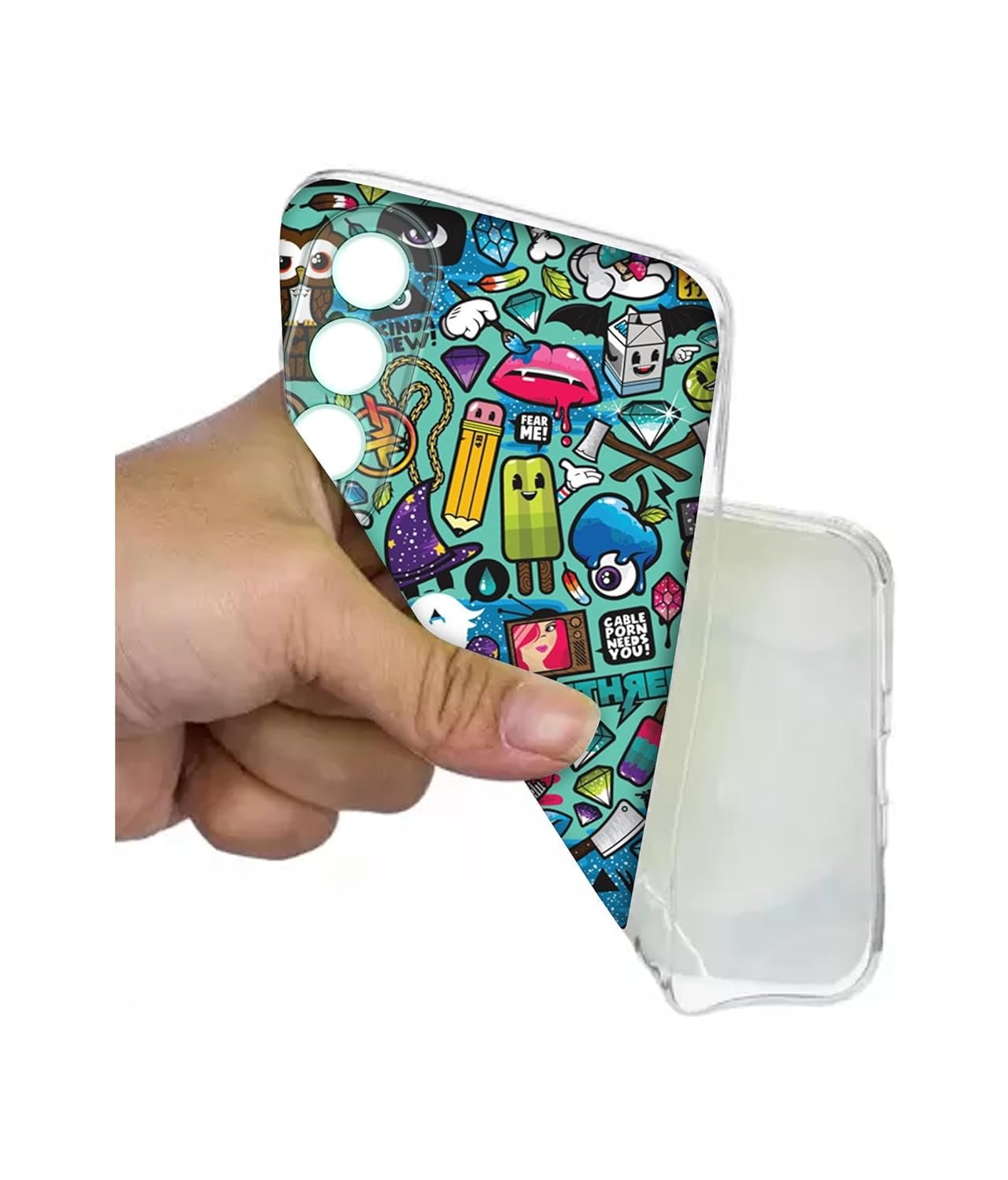 Crazy Design Printed Silicon Soft TPU Back Case Cover for OnePlus Nord CE4 5G - Image 4