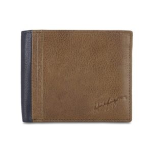 Tommy Hilfiger Leather Tan/Navy Men’s Wallet (Th/Brennengcw2308)