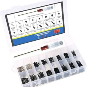 Laprite 880 PCs Alloy Steel Laptop Notebook Computer Screws Kit for IBM, HP, Lenovo, Samsung, Dell Sony, Toshiba with Philips Screwdriver - Set of 880 PCs