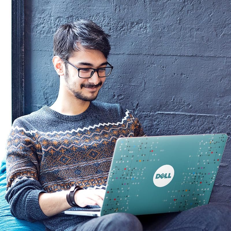 DL248 Top+Wrist Pad Vinyl Laptop Skin/Sticker/Cover for 14 Inches Laptops Laminated-Removable-HD Quality Compatible for Dell (13.8x9.6 Inches) - Image 6