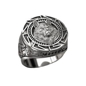 squishy Copper Ring for Men, Ring for Men, Signet Ring for Man, Stylish and Durable Design, Fashion Punk Hip Hop Jewelry Perfect for Everyday Wear and Special Occasions