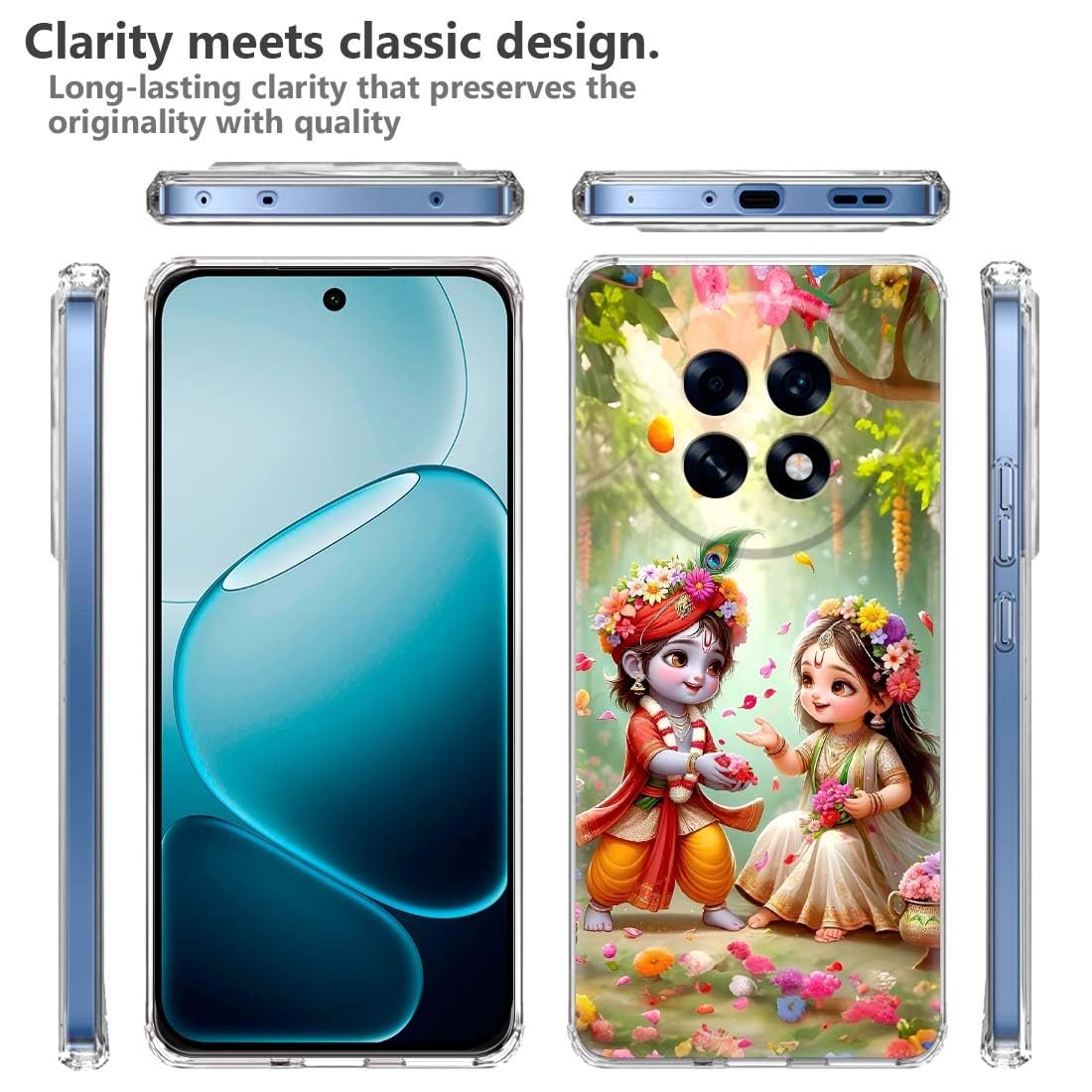 Soft Silicone Designer Printed Full Protection Printed Back Case Cover for Oppo F31 Pro Plus 5G -D3169 - Image 4