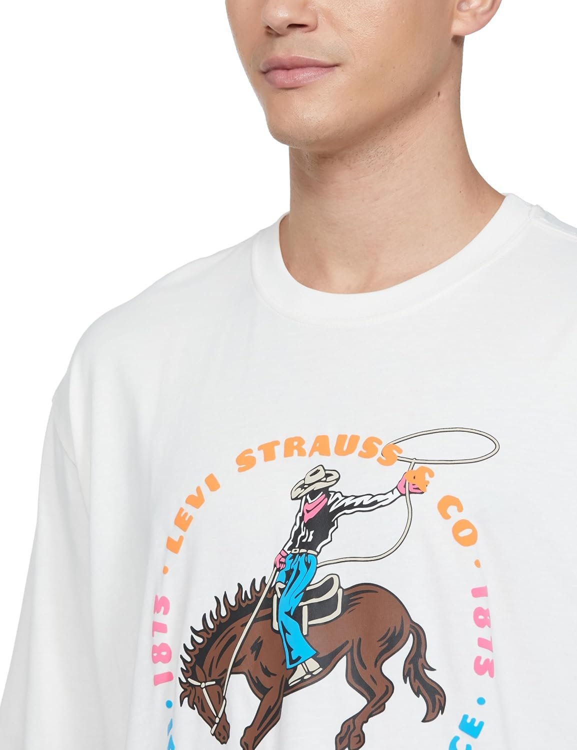 Levi's Men's Printed Oversized Fit T-Shirt - Image 3