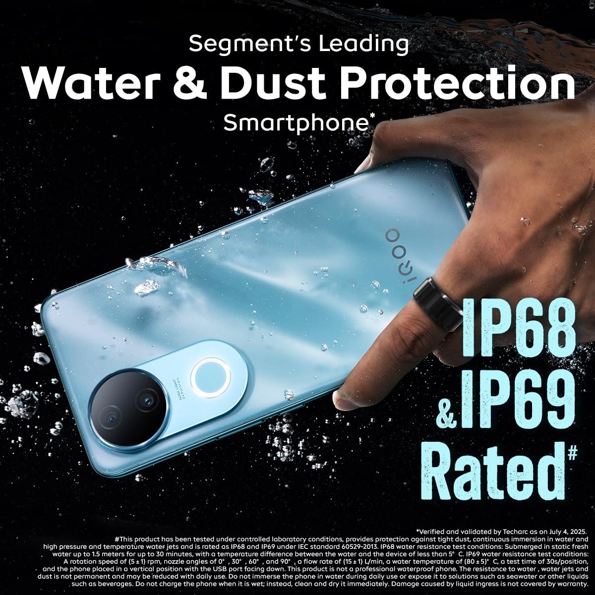 iQOO Z10R 5G (Aquamarine, 8GB RAM, 128GB Storage) | 32MP 4K Selfie Camera | Quad-Curved AMOLED Display | Dimensity 7400 Processor with 750K+ AnTuTu - Image 5