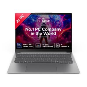 Lenovo IdeaPad Pro 5 Intel Core Ultra 9 285H (32GB RAM/1TB SSD/14 inch (36.83cm)/2.8K OLED/AI PC/Windows 11/Office Home 2024 AI Now/1Yr ADP Free/3 Mon. Game Pass/Grey/1.4Kg), 83JK000AIN