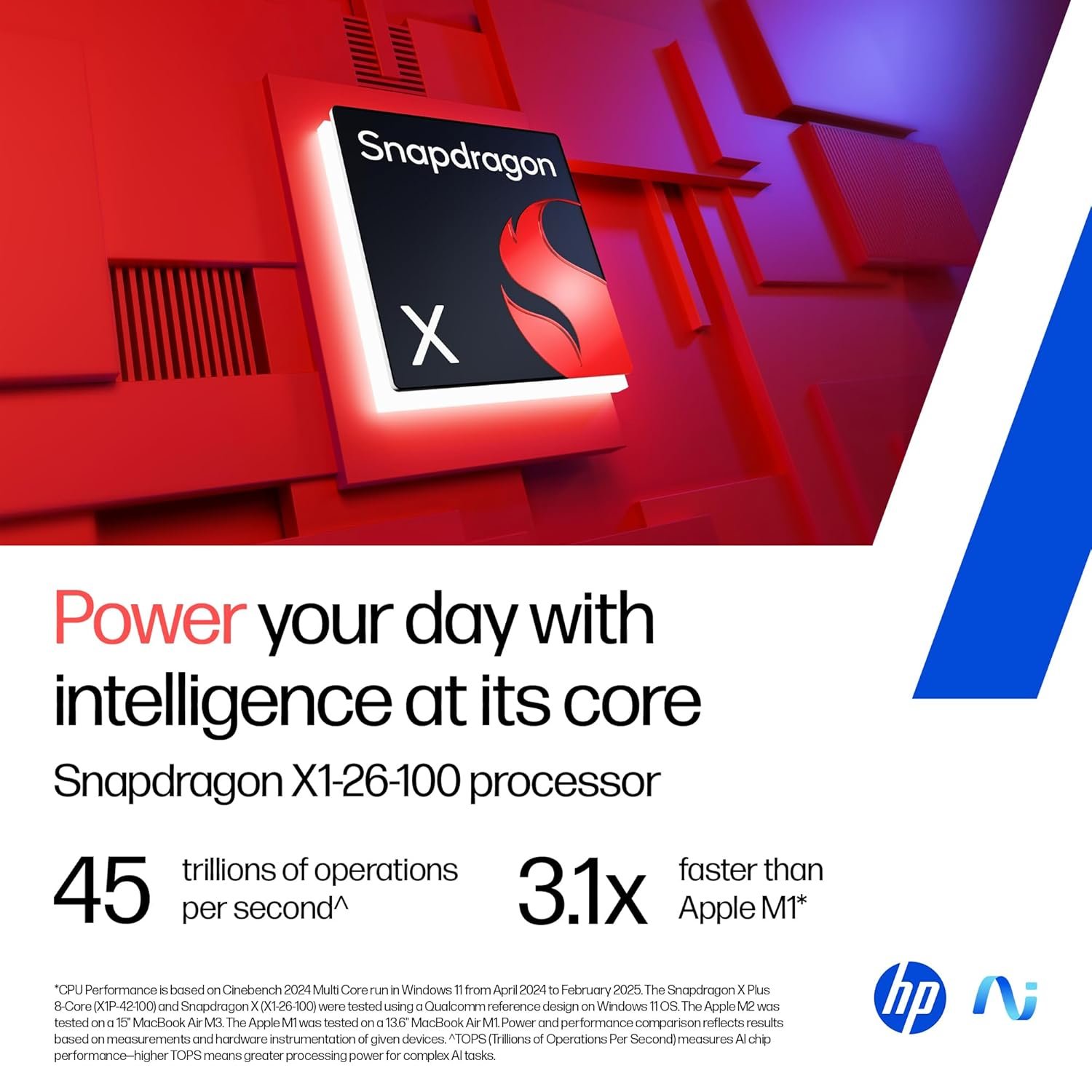 HP OmniBook 5 OLED (Previously Pavilion), Snapdragon X Processor (16GB LPDDR5x, 512GB SSD) 2K, 14''/35.6cm, Win11, M365 Basic(1yr)* Office24, Silver, 1.35kg, he0014QU, Light-Weight, Next-Gen AI Laptop - Image 4