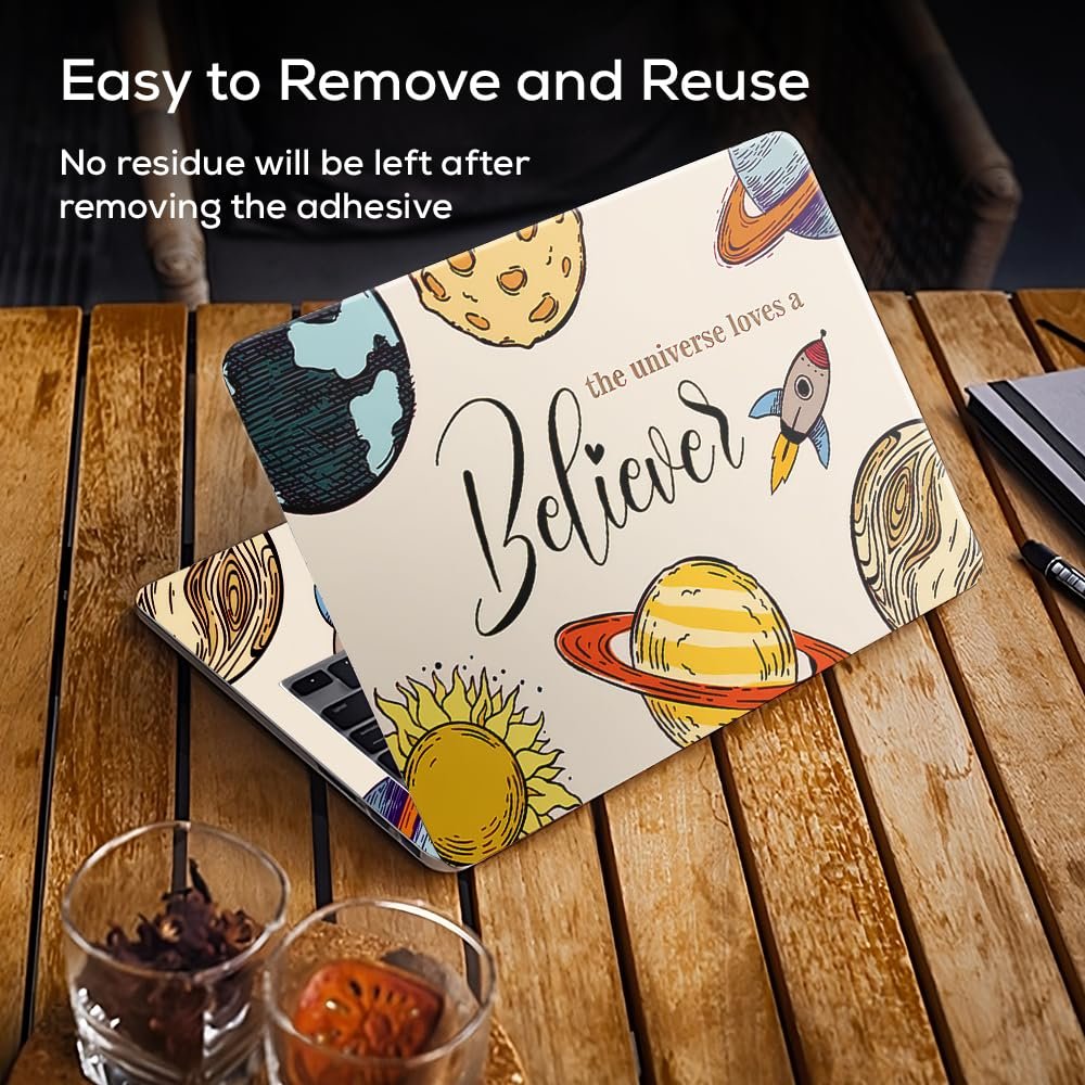 Believer Full Body Vinyl Laptop Skin/Sticker/Cover Upto 15.6 Inches Laptops Laminated-Removable-HD Quality Compatible for Hp-Dell-Sony-Lenovo-Asus etc.(15x10 Inches) - Image 3