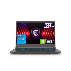 MSI Thin 15, Intel 13th Gen. i5-13420H, 40CM FHD 144Hz Gaming Laptop (16GB/1TB NVMe SSD/Windows 11 Home/NVIDIA RTX 3050, GDDR6 6GB/Cosmos Gray/1.86Kg) B13UDX-3090IN