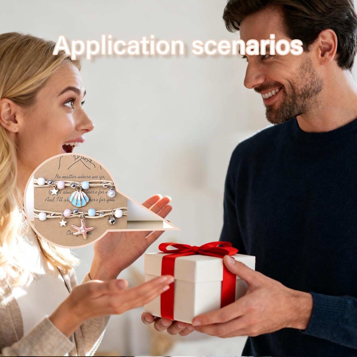 Beach Jewellery for Women, Stylish Charm Bracelet with Shell & Pearl Accents, Adjustable Fashion Bracelet for Girls, Perfect for Boho-Chic Styling and Summer Outfits, 8cm*8cm 8g - Image 9