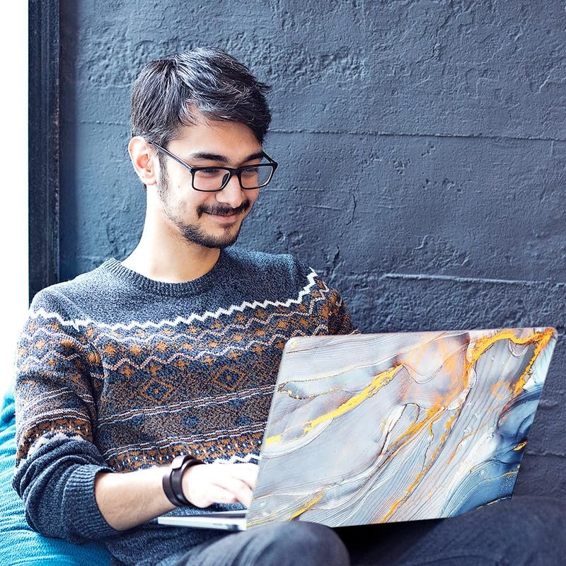 Marbel D27 Top+Wrist Pad Vinyl Laptop Skin/Sticker/Cover for 15 to 15.6 Inches Laptops Laminated-Removable-HD Quality Compatible for Hp-Dell-Sony-Lenovo-Asus etc.(15x10 Inches) - Image 6