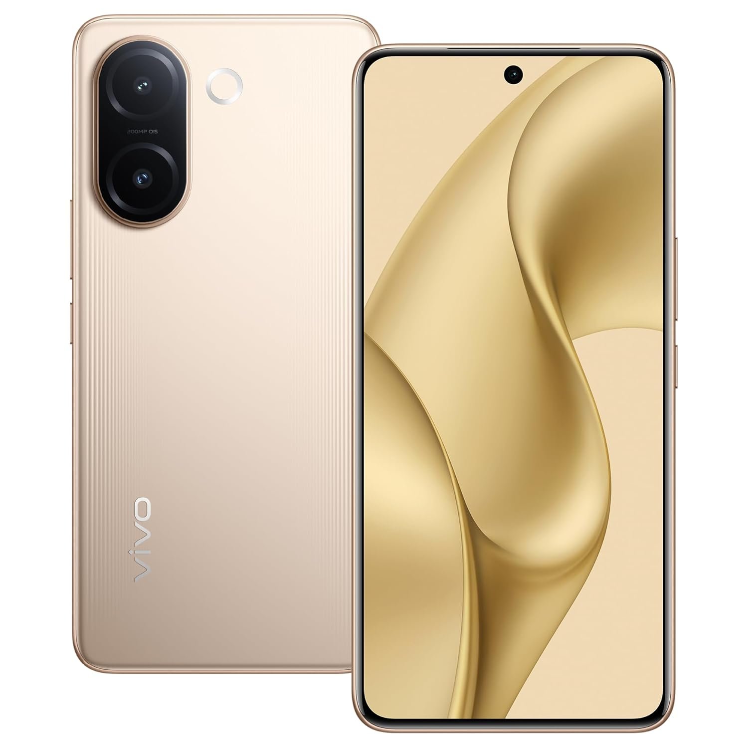 vivo V60e 5G (Noble Gold, 8GB RAM, 256GB Storage) with No Cost EMI/Additional Exchange Offers