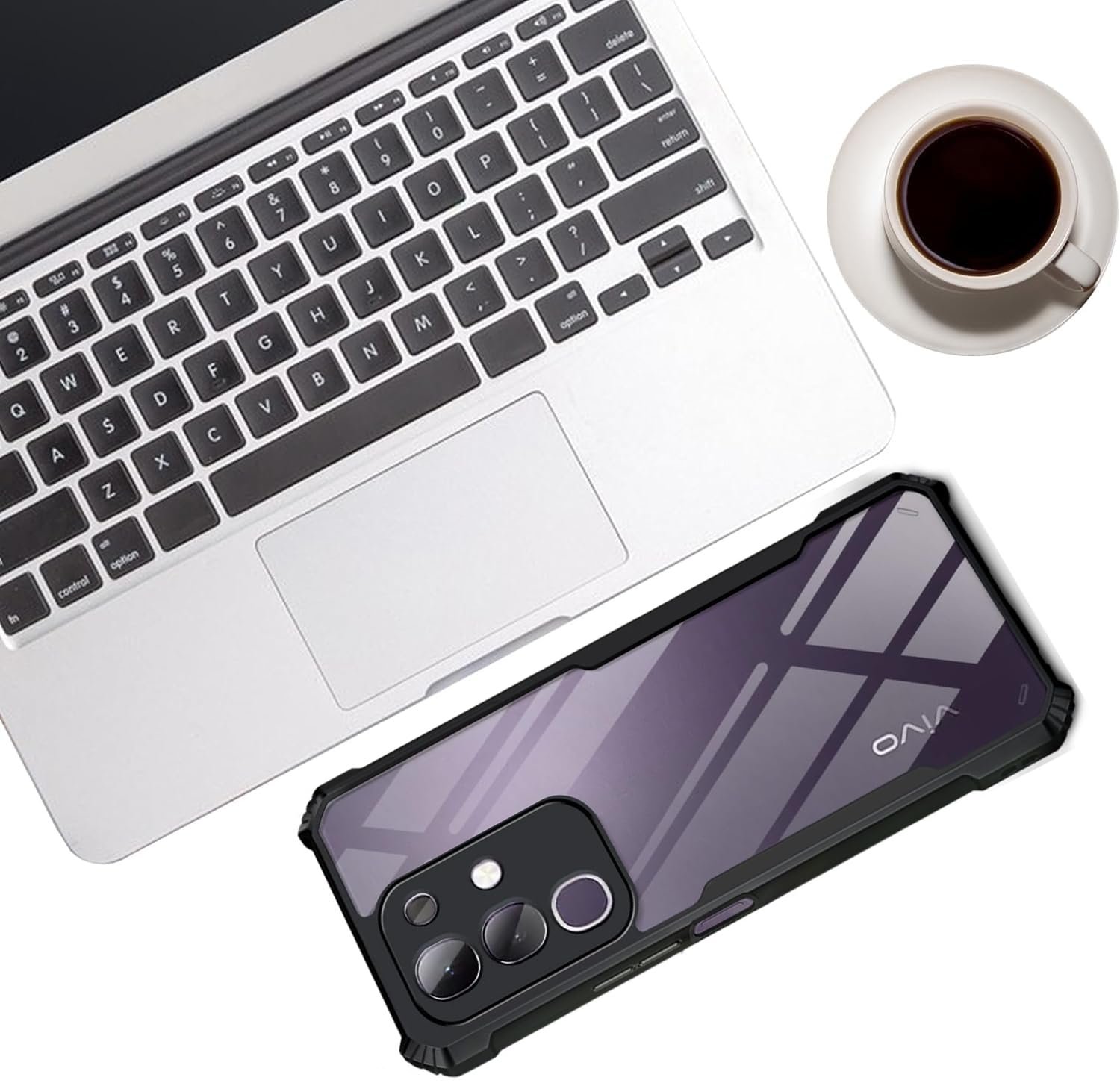 SHINESTAR iQOO Z10x 5G / Vivo T4X 5G Back Cover Case | Ultra Thin 360 Degree Protection Crystal Clear Tranparent Bumper Back Cover Case for iQOO Z10x 5G / Vivo T4X 5G- Black - Image 6