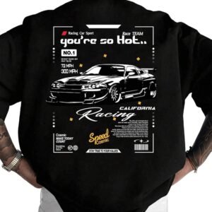 SXV STYLE ‘You are so hot’ Printed Cool Aesthetic Oversized Baggy T-Shirt