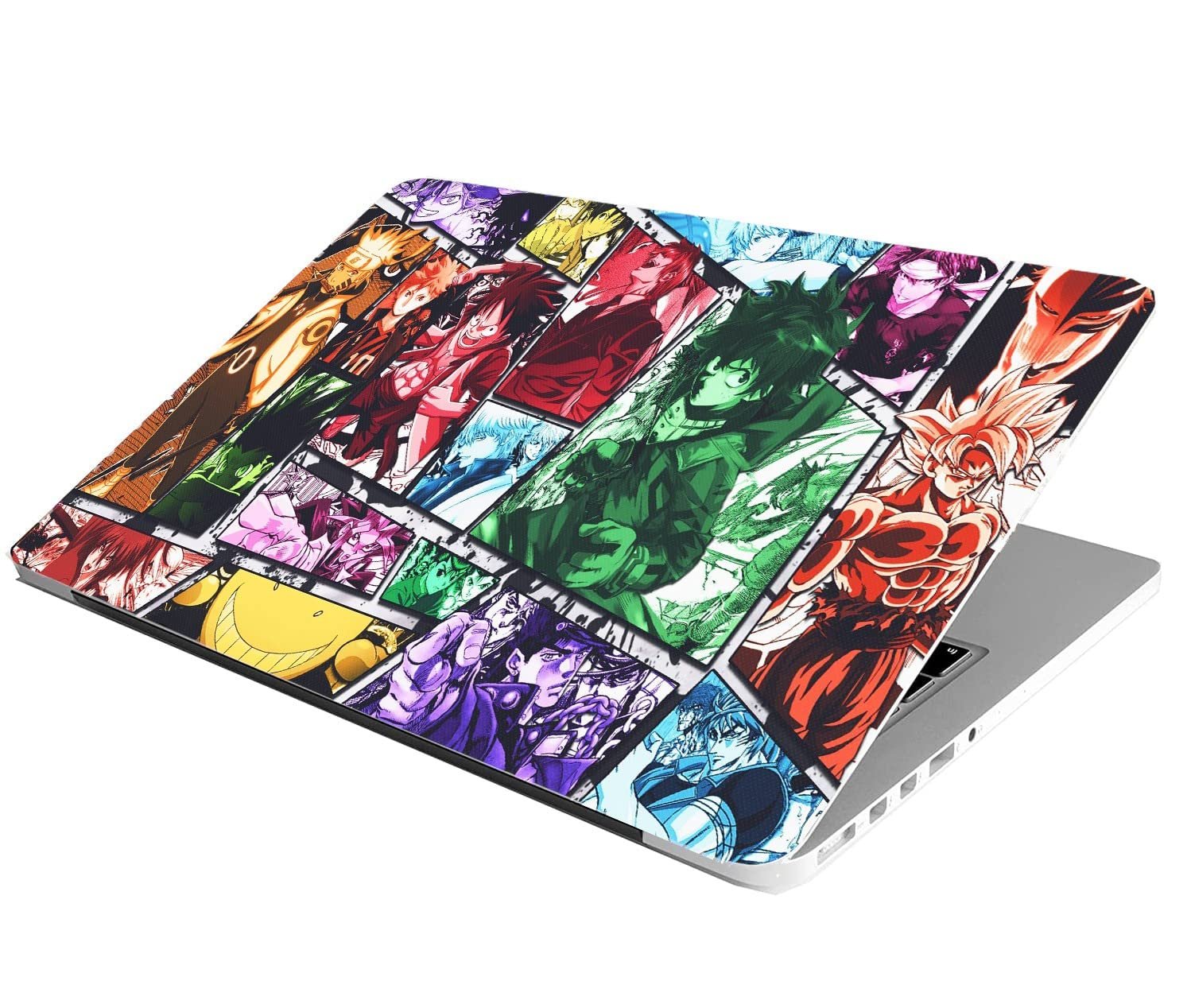 Laptop Skin Stickers HD Quality Sticker for Laptops Upto 15.6" Compatible with Apple/Dell/HP/Lenovo/Acer/Asus/Sony (Dustproof|Waterproof|Scratchproof|Reusable)-Anime Multi ANM1