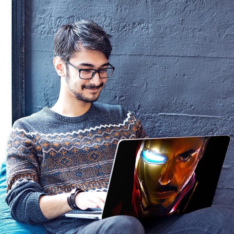 Iron Man D3 Full Body Vinyl Laptop Skin/Sticker/Cover Upto 15.6 Inches Laptops Laminated-Removable-HD Quality Compatible for Hp-Dell-Sony-Lenovo-Asus etc.(15x10 Inches) - Image 5