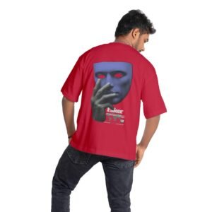 Angel Graphic (4) Streetwear 2025 Pure Cotton Round Neck Oversized Tshirt Drop Shoulder Back Printed|Mens XS