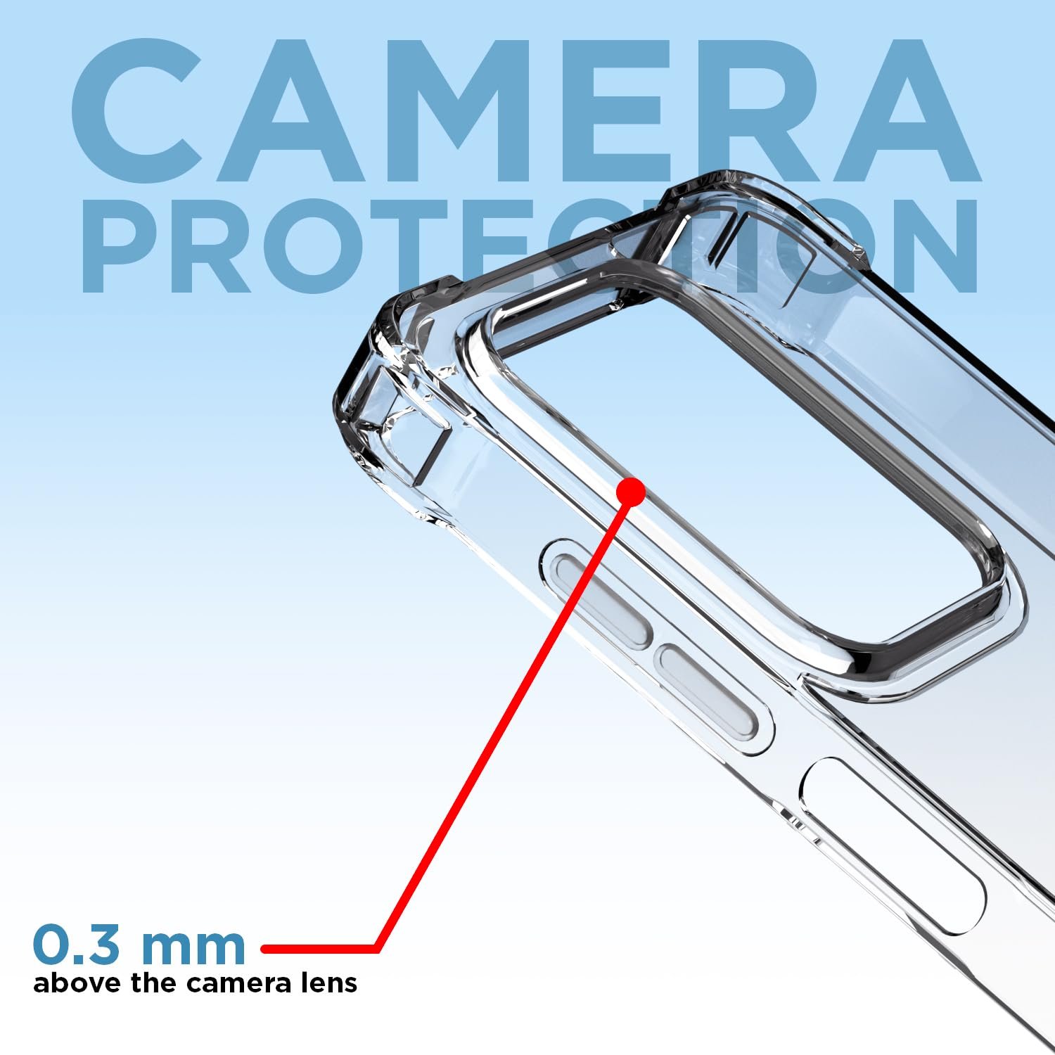 Pikkme Back Cover for Vivo T4x 5G / iQoo Z10x 5G / Vivo Y31 Pro 5G PC + TPU Clear Transparent Raised Edges Shockproof Protective Phone Bumper Case(Transparent) - Image 5