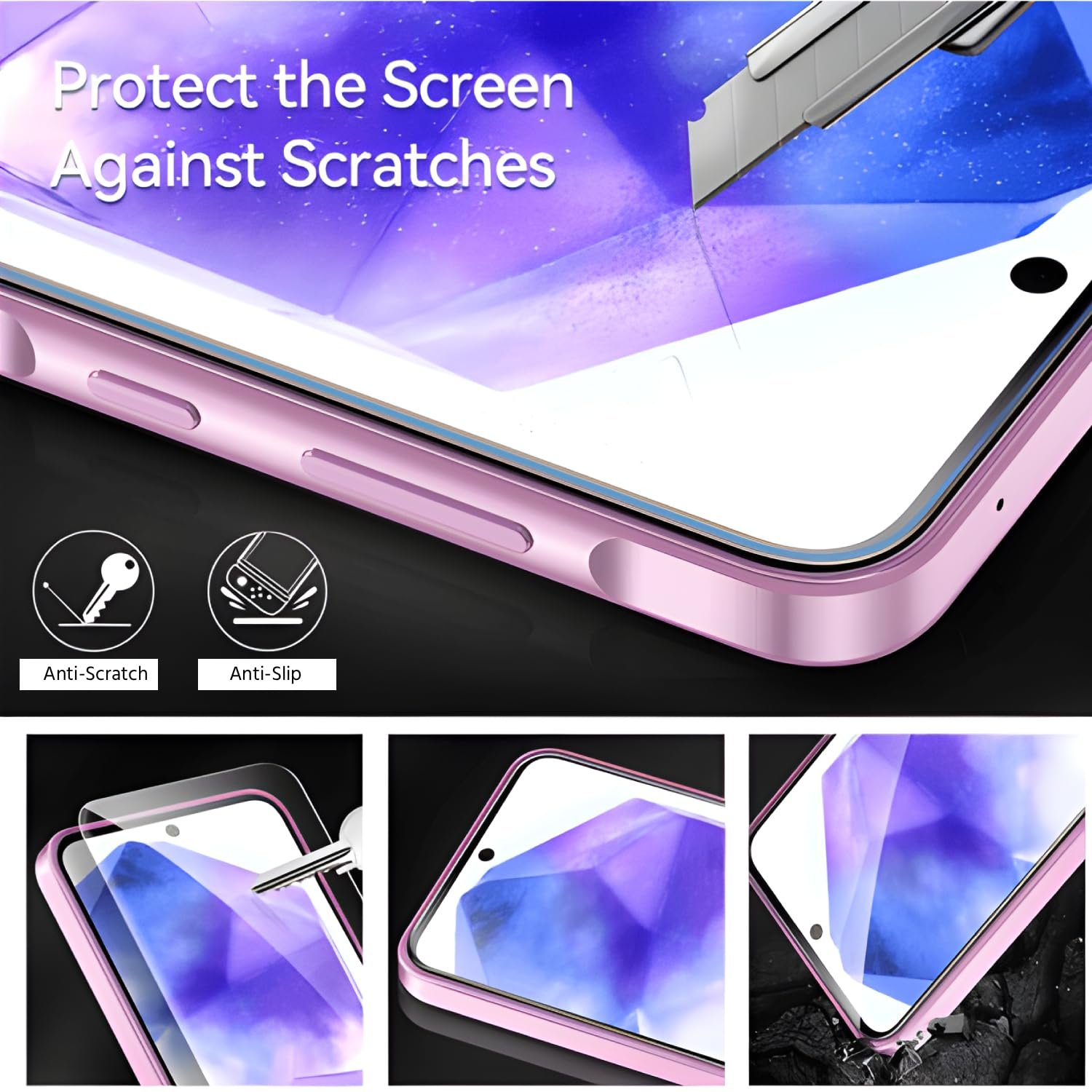 Premium HD+ Tempered Glass Screen Protector for OnePlus Nord CE4 5G (6.67 Inch) | Edge-to-Edge Full Coverage | Anti-Scratch & Smudge-Resistant | Easy Installation Kit – Pack of 1 (Black) - Image 8