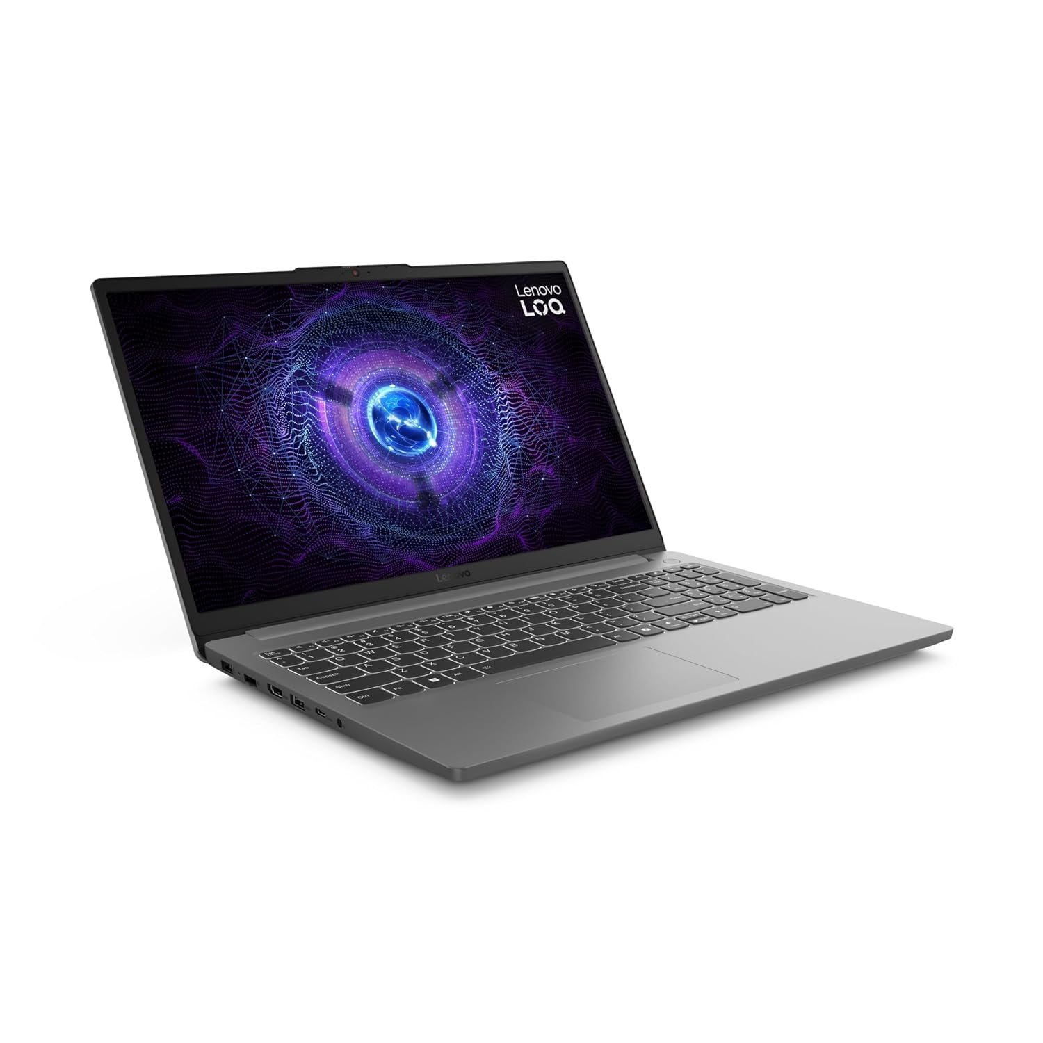 Lenovo LOQ Essential Intel Core i5-12450HX| NVIDIA RTX 3050 6GB (12GB RAM/512GB SSD/144Hz Refresh Rate/15.6" (39.6cm)/Windows 11/3 Mon. Game Pass/Grey/1.7Kg), 83LK006AIN AI Gaming Laptop - Image 9