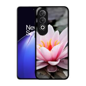 Amazon Brand-Solimo Lotus Premium 2D Printed Metal Back Case Cover for OnePlus Nord CE4 5G