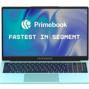 Primebook 2 Max 2025 (New Launch) | 8GB RAM, 256GB UFS Storage | 15.6-Inch Full HD IPS Display | 12hrs Battery | MediaTek Helio G99 | Android 15 (PrimeOS 3.0) | Backlit Keyboard | in-Built AI | Aqua